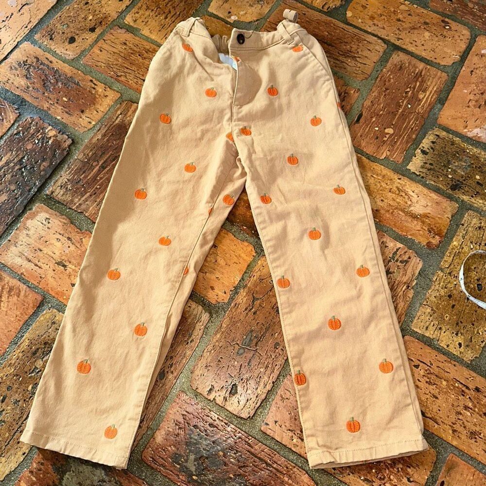 Gymboree pumpkin pants chinos